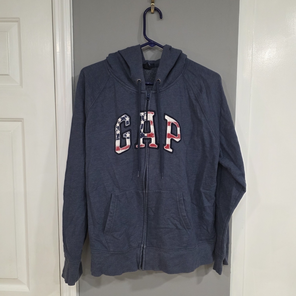 GAP Blue Zip-Up Hoodie